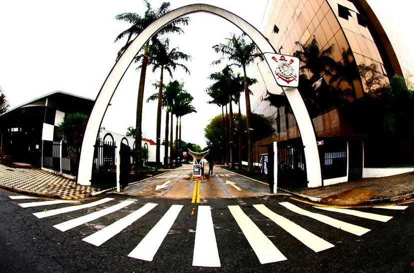 imagem, foto de entrada parque são jorge corinthians