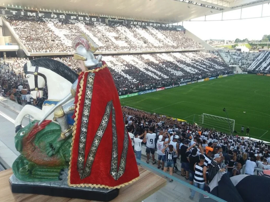 imagem, foto de são jorge estádio corinthians