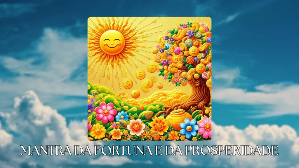 imagem de mantra da fortuna e da prosperidade
